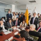 La canciller no asistió  por encontrarse en EE.UU., envió al viceministro Alejandro Dávalos.