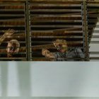 Fotografía de dos de los seis opositores venezolanos que se encuentran refugiados en la residencia oficial de la embajada de Argentina en Caracas (Venezuela).