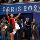 Agitando la mano y con la mirada melancólica Rafa dijo adiós a los Juegos Olímpicos y quizás a toda su carrera deportiva.