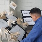 Los alumnos que participaron de la feria han cursado apenas un semestre de la carrera.