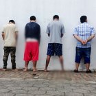 Caso. Dos de los ocho aprehendidos en los allanamientos realizados en Quevedo.