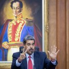 El presidente de Venezuela, Nicolás Maduro, durante una rueda de prensa el miércoles 31 de julio en el Palacio de Miraflores en Caracas.