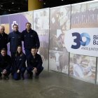 Una muestra a los integrantes de la Guardia Veterinaria, en Buenos Aires.