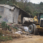 Con maquinaria pesada se realizó el desalojo de la recicladora