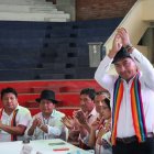 El presidente de la Conaie, Leonidas Iza, es el precandidato presidencial de Pachakutik.