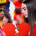 Lamine Yamal y Alex Padilla en acto de infidelidad más famoso del mundo.