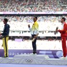 Daniel Pintado recibe el oro en París 2024.