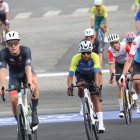 Narváez avanzaba bien en la prueba hasta pasado los primeros 100 kilómetros, llegó a ser cuarto.