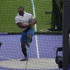 El ecuatoriano Juan Caicedo integró el grupo B de la prueba lanzamiento del disco.