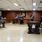 El exfuncionario fue detenido y se conectó a la diligencia vía telemática.