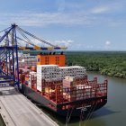 Barcos. Los buques ingresaron por puertos públicos y privados.