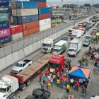 Reclamo. Los transportistas lamentan la falta de seguridad en las vías.