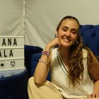 Susana Cala en el backstage de su show junto a Morat.