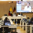 En el Concejo Metropolitano hubo discusión entre los ediles por unas preguntas que planteó Wilson Merino.