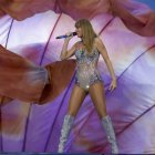 Imagen reciente de la cantante y compositora estadounidense Taylor Swift en un concierto