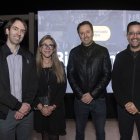 Philippe Fossaert, Libia Rivas, Sebastián Villagómez y Juan Rivadeneira.