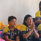 Desde los más pequeños a los mayores de la casa siguieron las carreras de Daniel Pintado