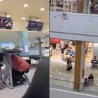 Tokio. Las imágenes so de captura de los videos sobre el sismo que se han difundido por las redes.