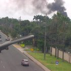 El incendio fue reportado en la urbanización El Río.