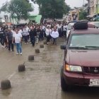 Caravana en homenaje a jóvenes asesinados, en Puerto López