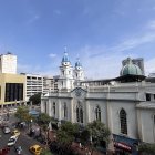 San Francisco. Su construcción duró 32 años (1931-1963). Su fachada está siendo intervenida. Posee una cúpula central.