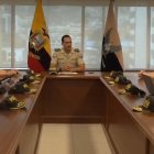 El comandante de la Policía, Víctor Zárate, presidió el Consejo Ampliado de Generales.