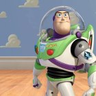 Los personajes de Toy Story, Buzz Lightyeat y Woody.