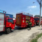 Personal del Cuerpo de Bomberos llegó hasta el sitio