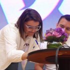 Pinto podría convertirse en la vicepresidenta del gobierno de Noboa, tomándole la posta de Verónica Abad.