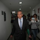 Fernando Muñoz llegó pasado el mediodía de este 13 de agosto a su despacho de presidencia.