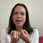 Rueda de prensa. María Corina Delgado conversó con varios medios de la región sobre la situación de Venezuela.