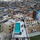 Una de las construcciones irregulares en la favela da Maré, en Rio de Janeiro (Brasil), que serán derrocadas por el Ayuntamiento de Río de Janeiro.