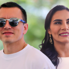 Daniel Noboa y Verónica Abad en fotos de archivo.