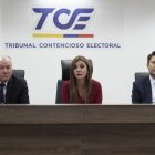 Ivonne Coloma se posesionó como presidenta del Tribunal Contencioso Electoral (TCE), tras la remoción del juez Fernando Muñoz.