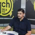 Alcalde Aquiles Alvarez durante su enlace radial