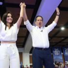 Henry Cucalón y Carla Larrea.