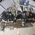 El cargamento comprendía 34 armas de diferentes tipo y municiones.