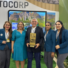 La constructora fue premiada como el Merjor Stand de la Feria.