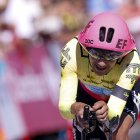 Carapaz se ubicó en el puesto 35 de la primera etapa de la Vuelta a España, a solo 40 segundos del líder Brandon McNulty (12:45).
