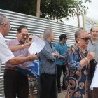 Reclamo. Un grupo de residentes rechazan la construcción en proceso.