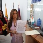 La asambleísta de ADN, Lucía Jaramillo, presentó una denuncia en el TCE contra el alcalde de Guayaquil, Aquiles Álvarez.