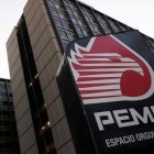 Empresa. El logo de la empresa petrolera Pemex.