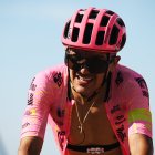 Richard Carapaz terminó agotado tras la cuarta etapa de la Vuelta a España.