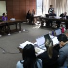 Audiencia. La jueza Enma Tapia desistió del habeas corpus que había presentado en contra la Fiscalía.