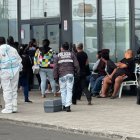 Efectivos policiales llegaron hasta el centro de salud donde se cometió el crimen