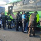 Durante el operativo realizado entre personal del  Cuerpo de Agentes de Control Metropolitano y Policía se encontraron novedades