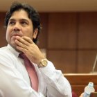 Fotografía de archivo del 4 de febrero de 2015 del entonces diputado paraguayo Oscar Tuma, en una sesión conjunta del Congreso en Asunción (Paraguay).