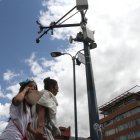 Las alarmas comunitarias se colocaron en diferentes barrios.