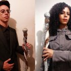 Bryan Nicolás Chiriboga Luna (Federico Nietzsche) y Paola Nickole Arce Quintana (Elisabeth Förster) forman parte del elenco de "Nietzsche postmorten y los ocasos".