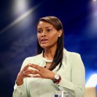 La fiscal general del Estado, Diana Salazar, durante una entrevista este viernes 23 de agosto del 2024.